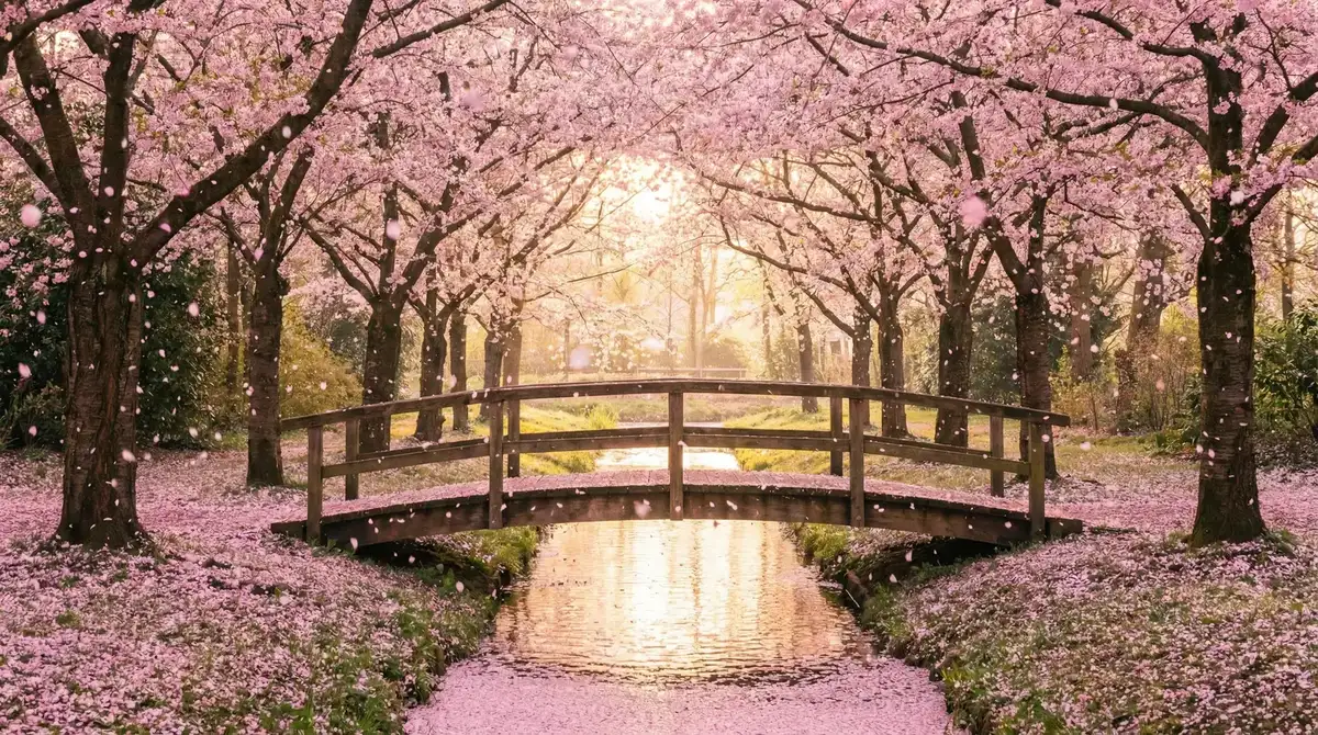 樱花桥畔 - 麻豆公寓 唯美风景
